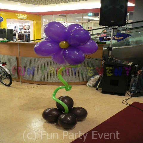 Decor baloane majorat baloane heliu floare